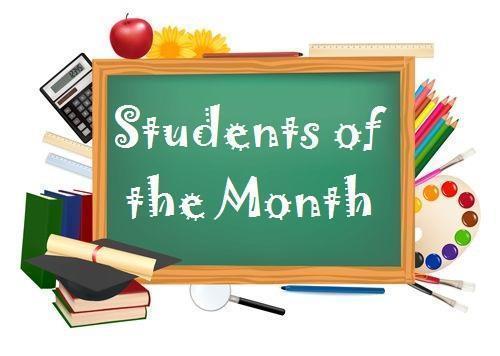 September Students of the Month