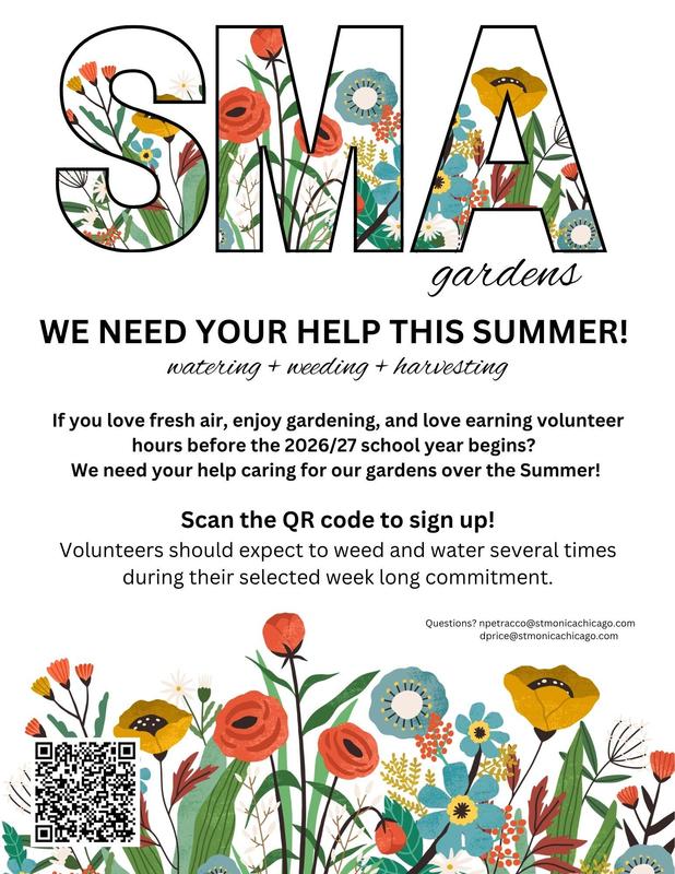 SMA Gardening Volunteer FLyer