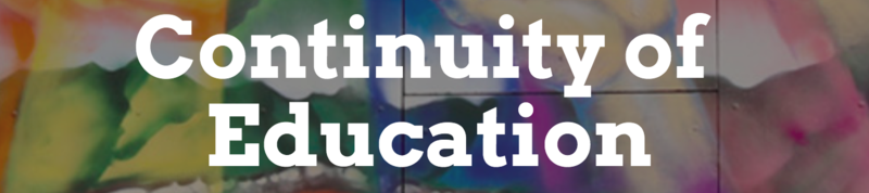Continuity of education