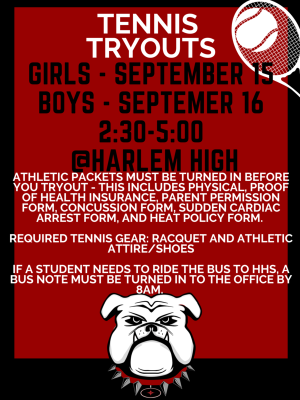 HMS Tennis Tryouts