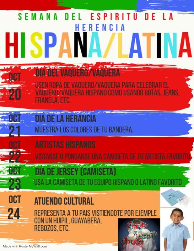 Spirit Week Spanish