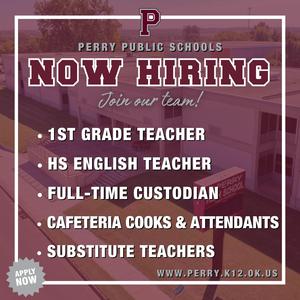 Perry Public Schools Teaching Jobs Open