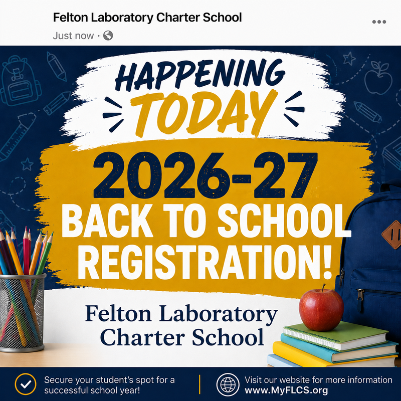 Happening Now...Back-to-School Registration!