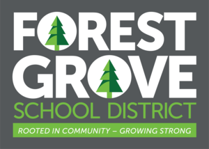 FGSD logo with white lettering on gray background