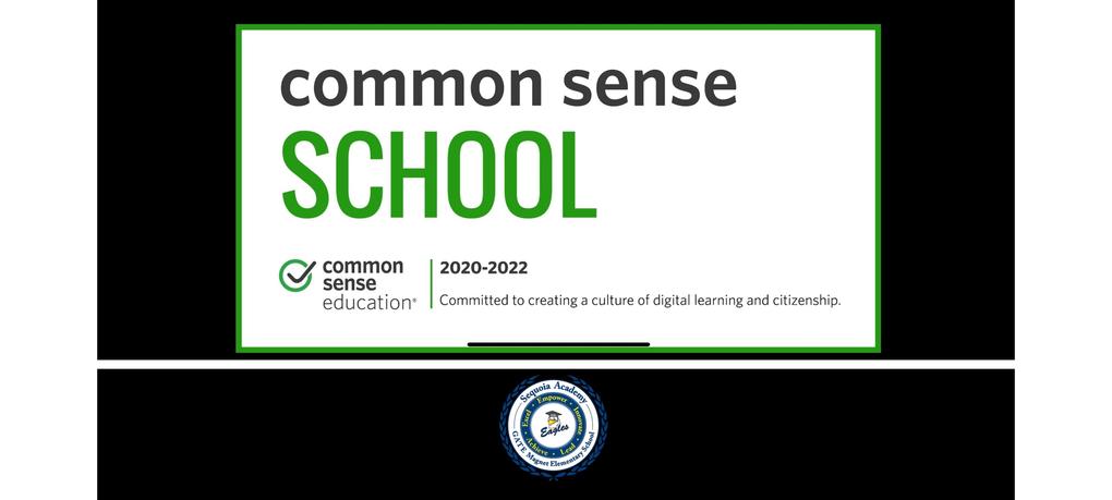 Sequoia is a Common Sense Media Certified School!