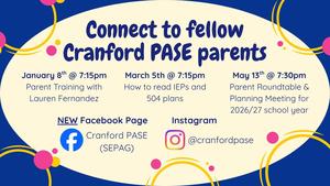 Cranford PASE meetings