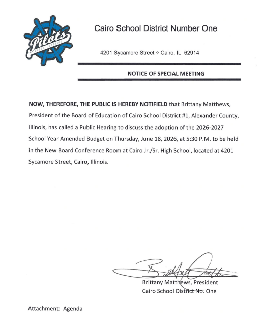 Public Hearing - Thursday, June 18th @5:30PM Thumbnail Image