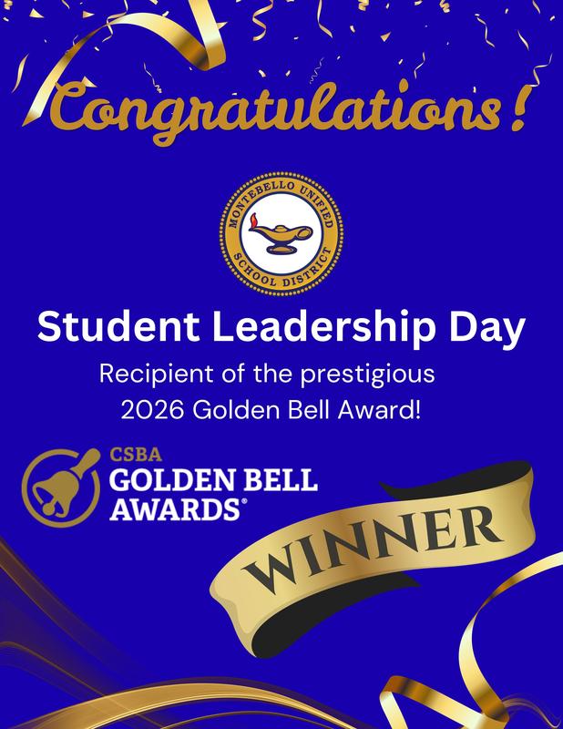 Golden Bell Award Winner Student Leadership Day