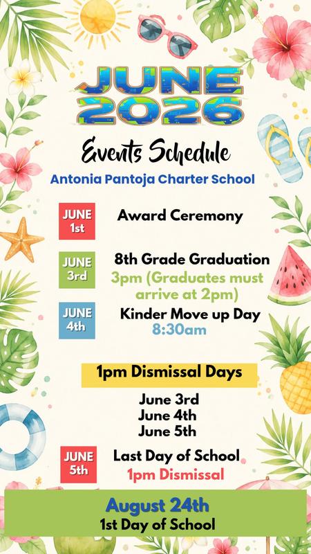 June Calendar English
