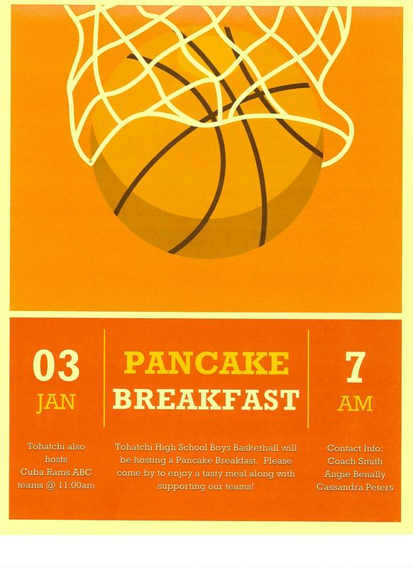TOH BOYS BASKETBALL HOSTING A PANCAKE BREAKFAST Featured Photo