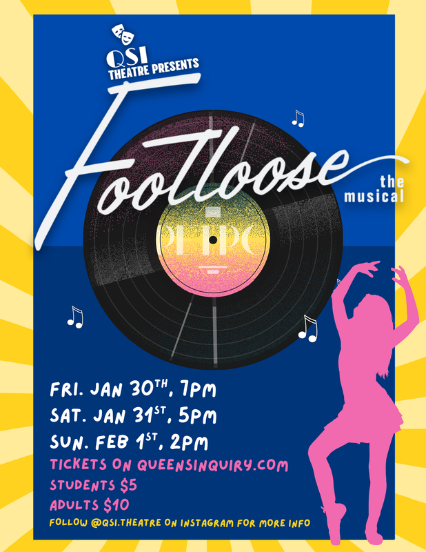 Flier pic of a record for the play Footloose