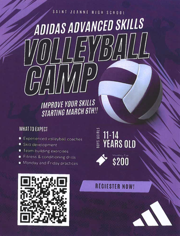 Adidas Advanced Skills Volleyball Camp ages 11-14