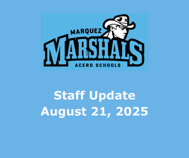 7th/8th Grade Staff Update