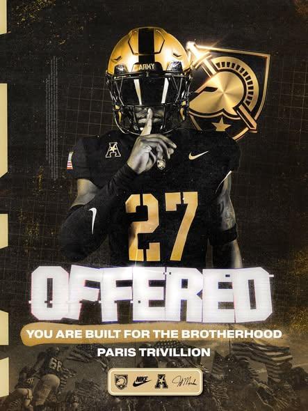 Congratulations to my Paris Trivillion with another Offer from United State Army West Point  New York Academy