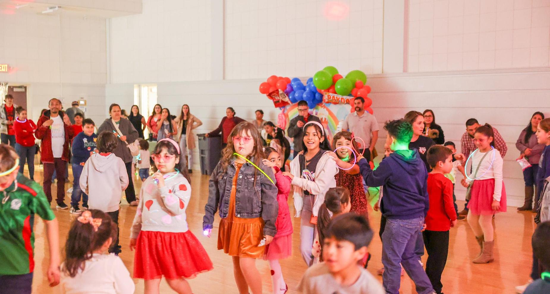 Families at Family Dance Night!