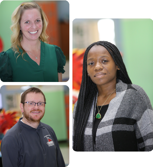 A collage of three HSA Teachers.