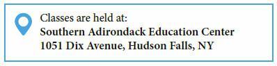 Southern Adirondack Education Center, 1051 Dix Avenue, Hudson Falls, NY