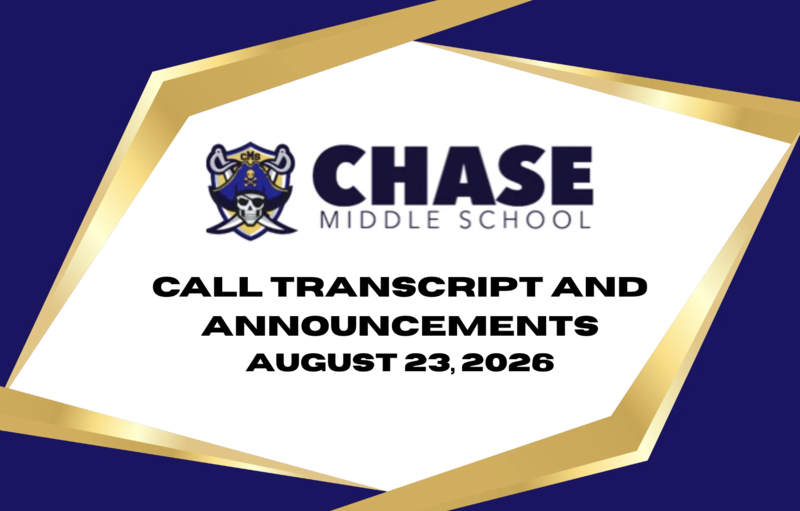 Call Transcript and Announcements August 23, 2026 Featured Photo
