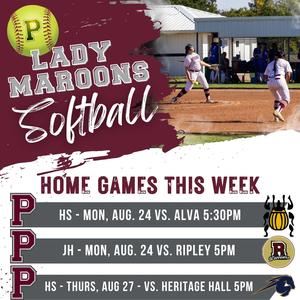 Perry Lady Maroons Softball
