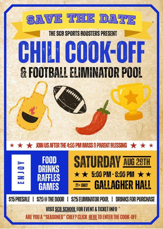 Chili Cook-Off and Football Eliminator Pool - Aug 29 Featured Photo