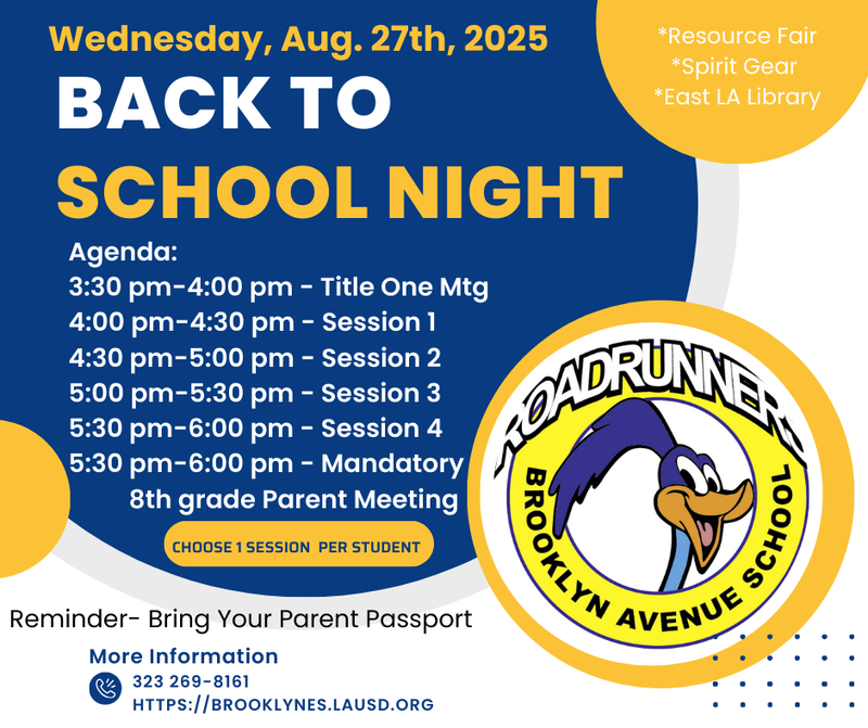 Back to School Night