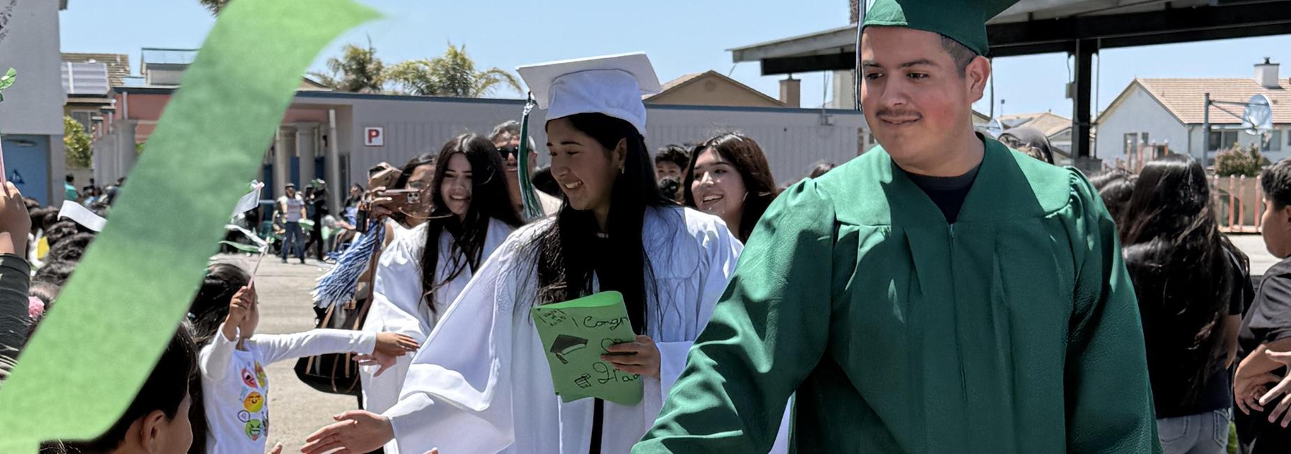 Once a Loya Lion, always a Loya Lion! Graduation walk.