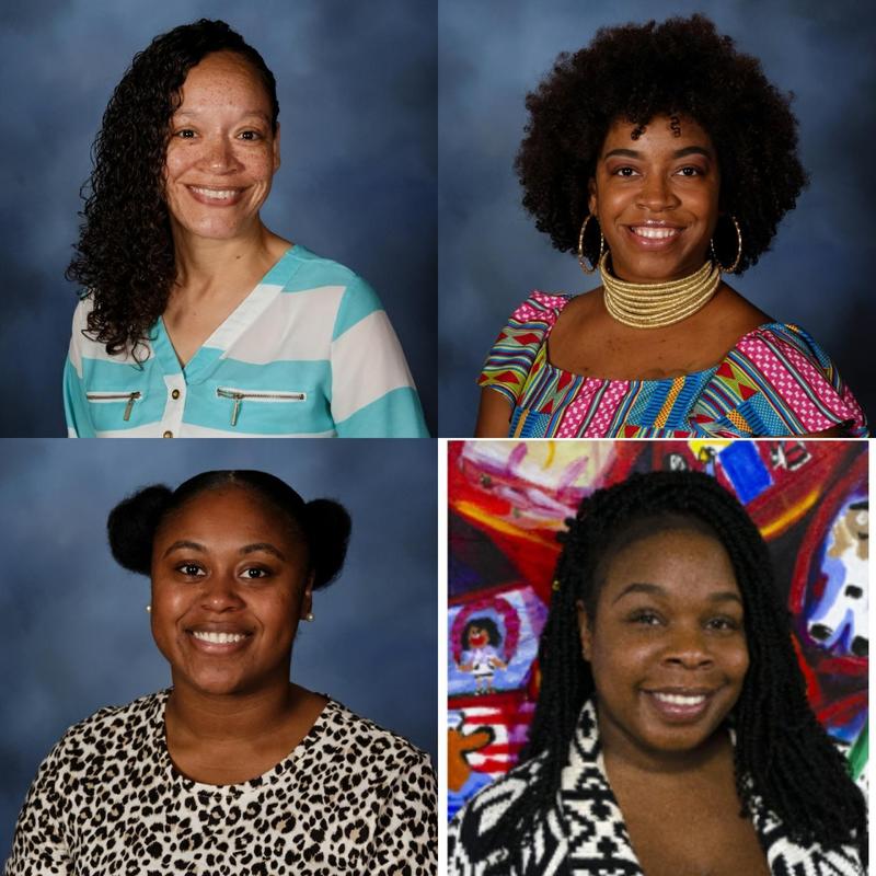 Image shows four new teachers.