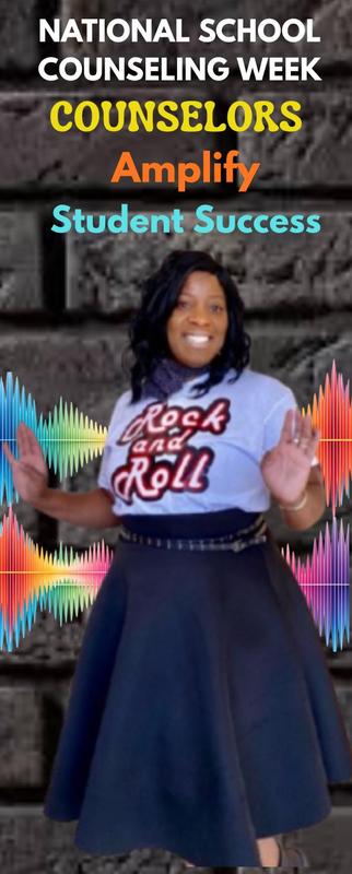 Photo of Counselor Reads National School Counseling Week Amplify Student Success