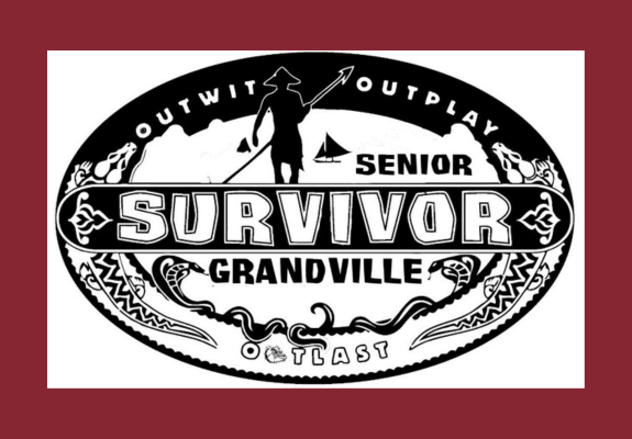 Survivor graphic logo with the word Grandville inserted