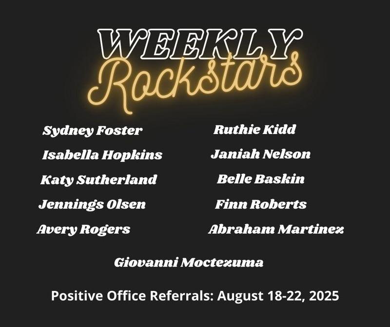 Weekly Rockstars