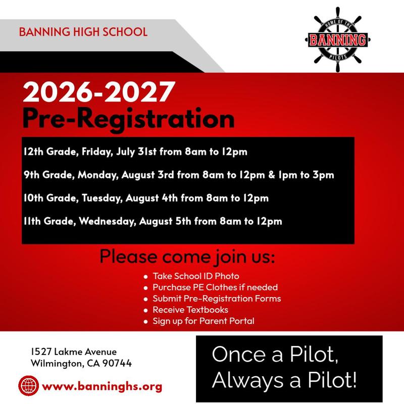 Pre-Registration 2026-2027