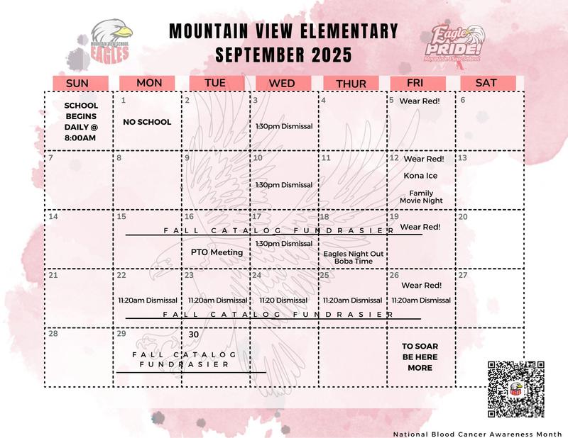 September - PTO Events Calendar