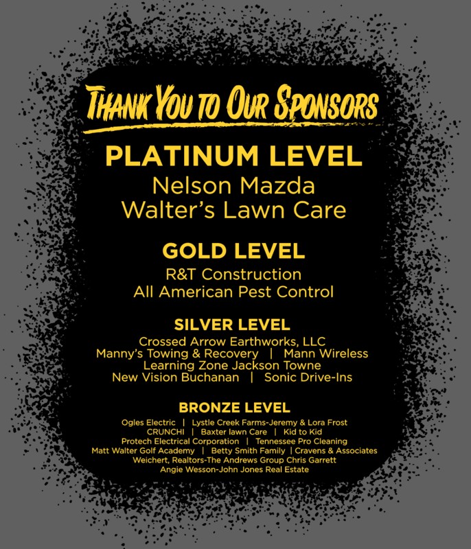 Thank you to our sponsors list