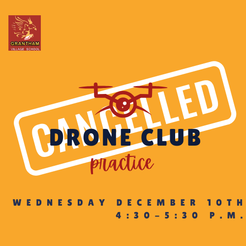 Drone club canceled December 10th