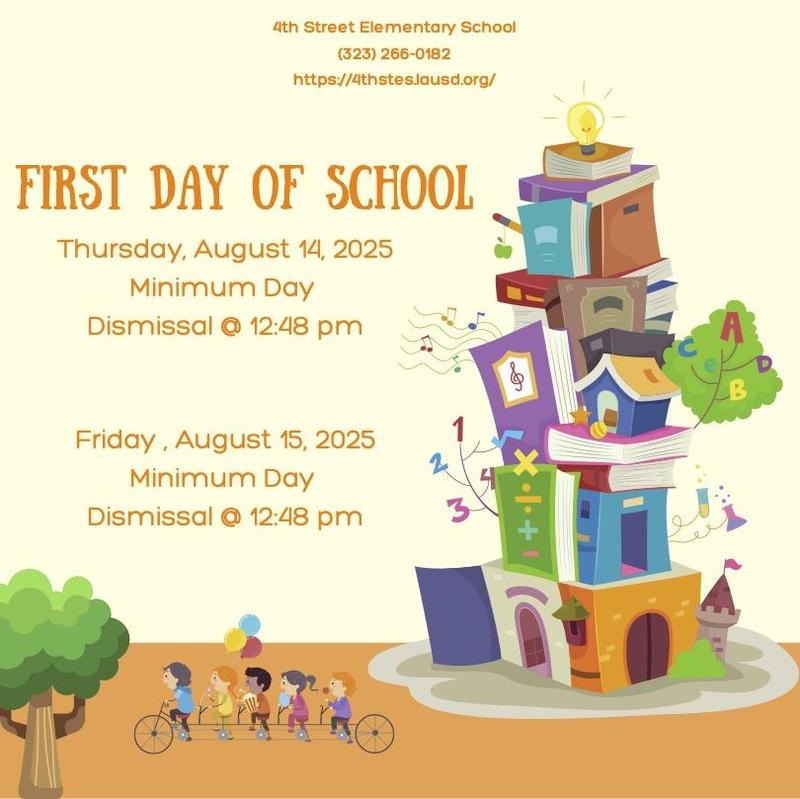 First day of School/Primer dia de classes