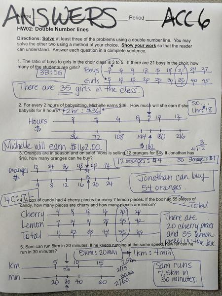 HW02 ANSWERS. Double Number Lines (ACC6).JPG