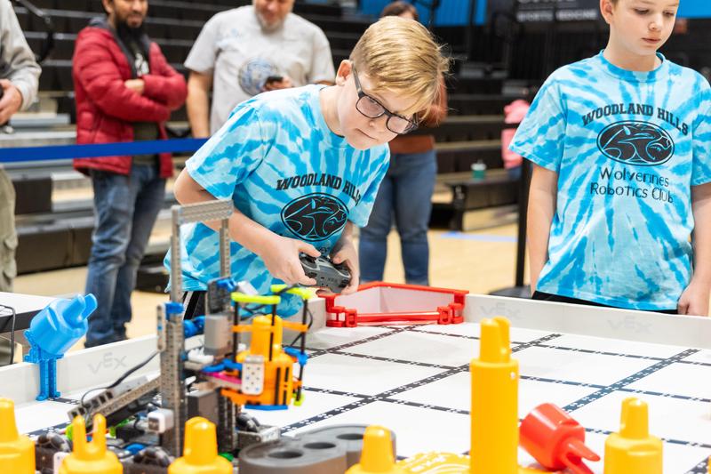 Getting a closer look at a robot