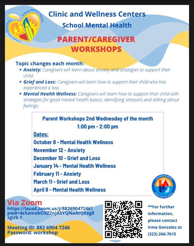 School Mental Health Workshops