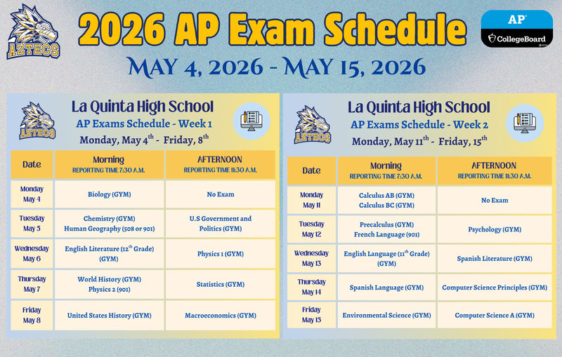 2026 AP Exam Schedule - Please click on the image for better view Featured Photo