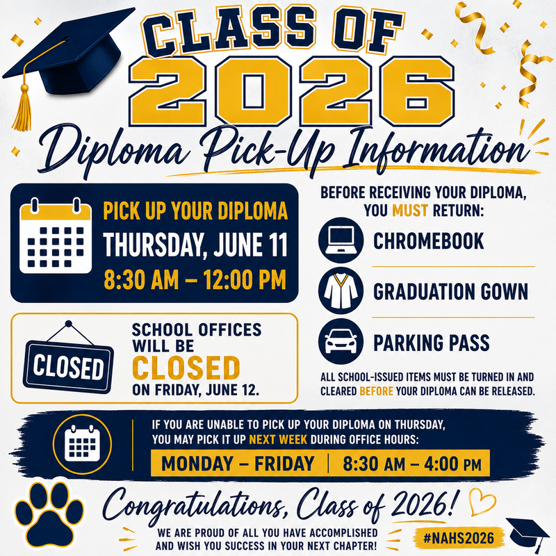 Diploma Pickup Information Featured Photo