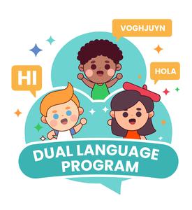 Dual Language icon button