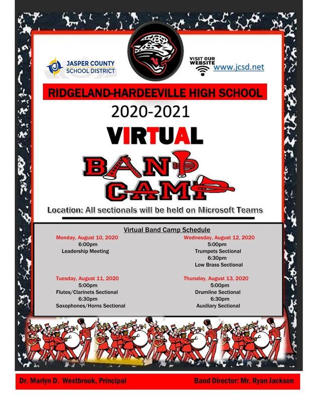 RHHS Virtual Band Camp Featured Photo