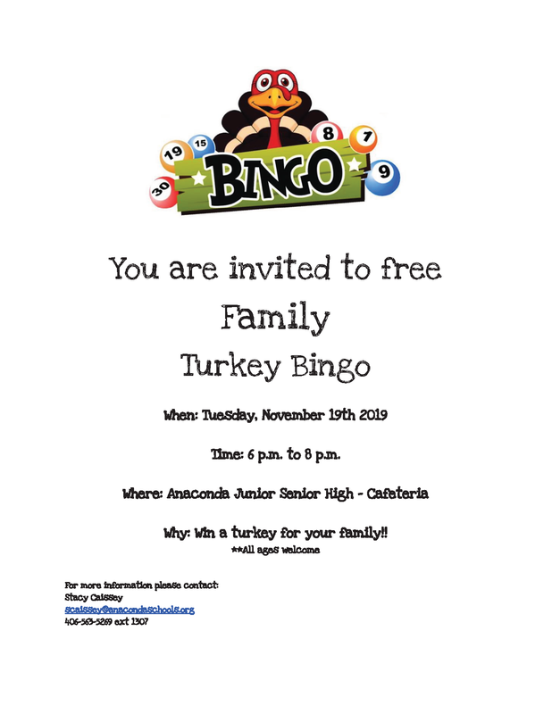 Turkey Bingo