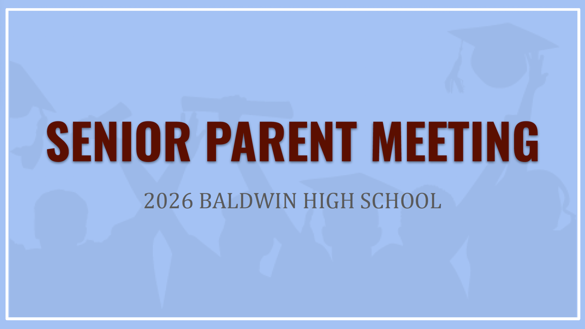 Parent Meeting slides