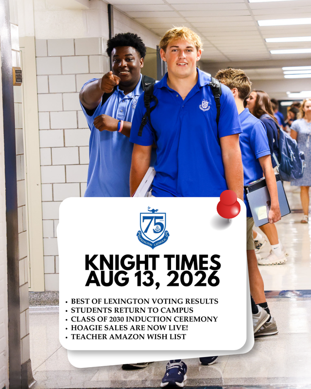 KNIGHT TIMES - AUGUST 13 Featured Photo