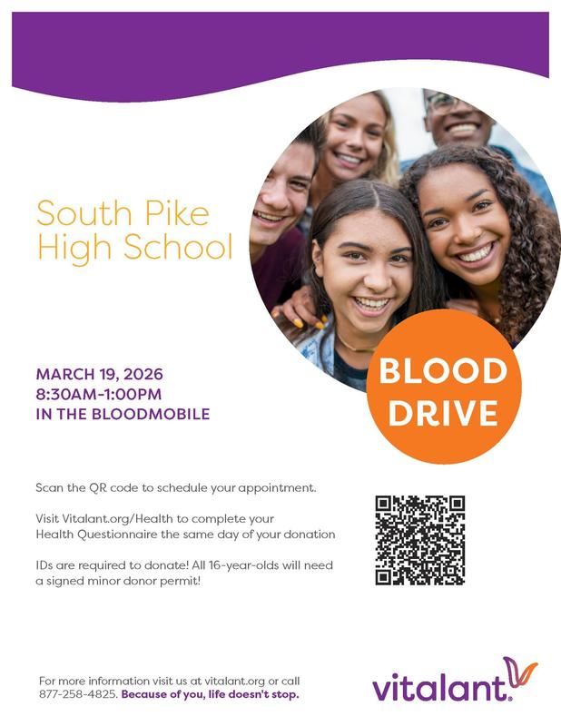 spsd sphs blood drive march 2026