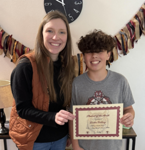 student of the month March