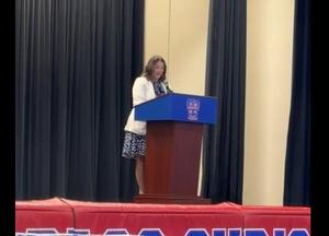 c/o 2029 Commit to Graduate Ceremony: Guest Speaker, Ms. Roni Lizana c/o 1999…Finish what you start-Work through difficult times-Don’t give up