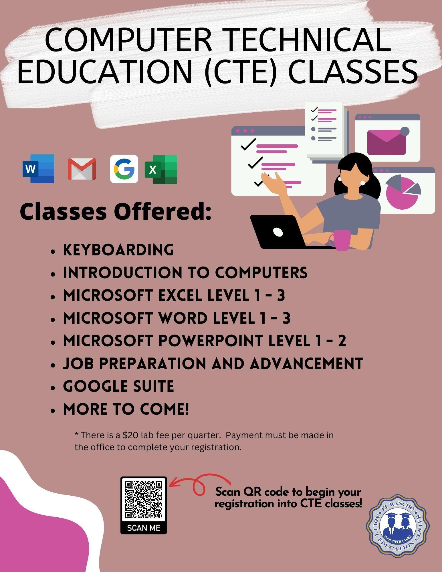 Career Technical Education (CTE) Career Technical Education (CTE) El Rancho Adult Education