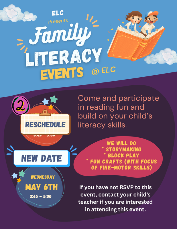 Family Literacy Events - UPDATED